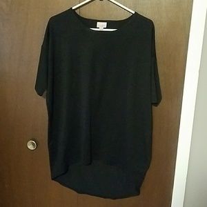LuLaRoe Irma, size XS, solid black